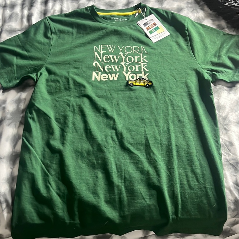 Green New York Shirt New